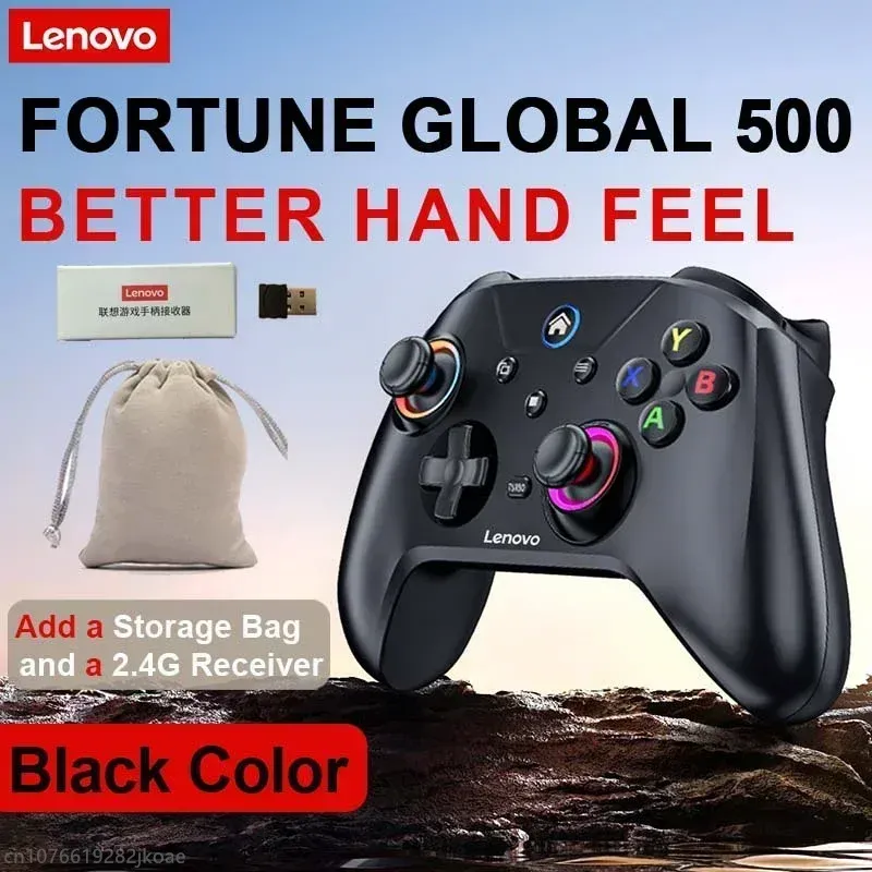 Manette de jeu sans fil Bluetooth Lenovo S02 pour Nintendo Switch, PC et Android TV, double vibration, six axes 7
