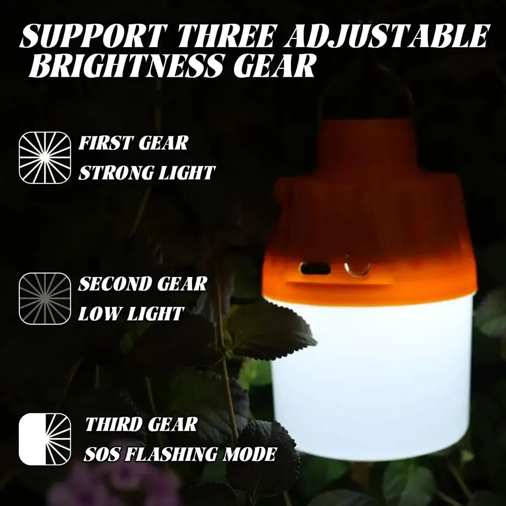 Lampe de camping LED, port de recharge USB