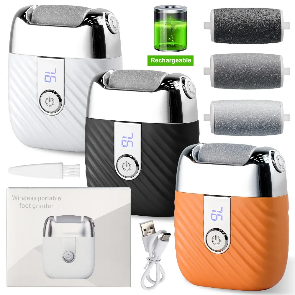 Ponceuse électrique rechargeable pour pieds, élimination des peaux mortes et des callosités - Image 1