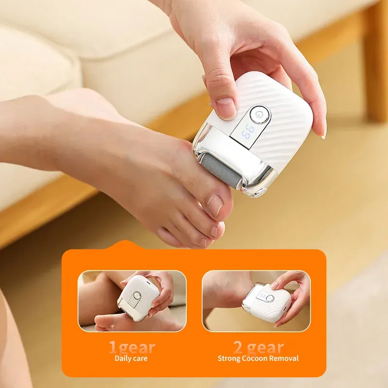 Ponceuse électrique rechargeable pour pieds, élimination des peaux mortes et des callosités 4