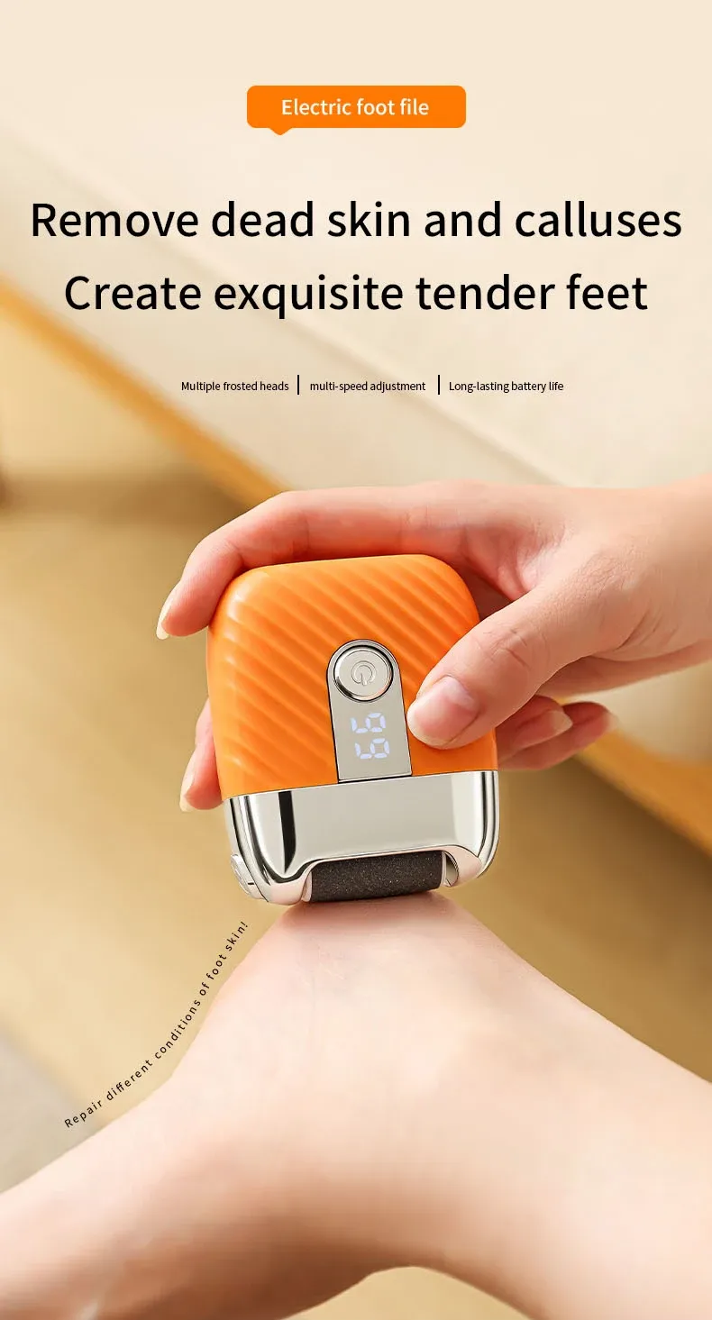 Ponceuse électrique rechargeable pour pieds
