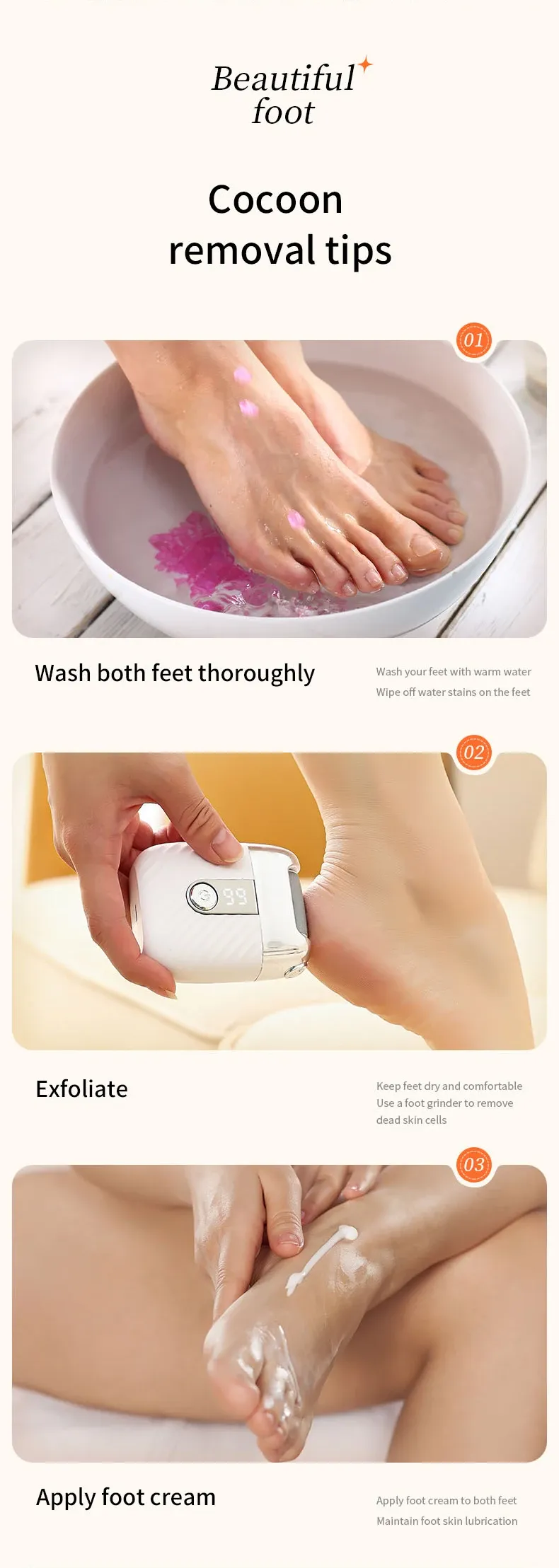 Lime électrique pour pieds