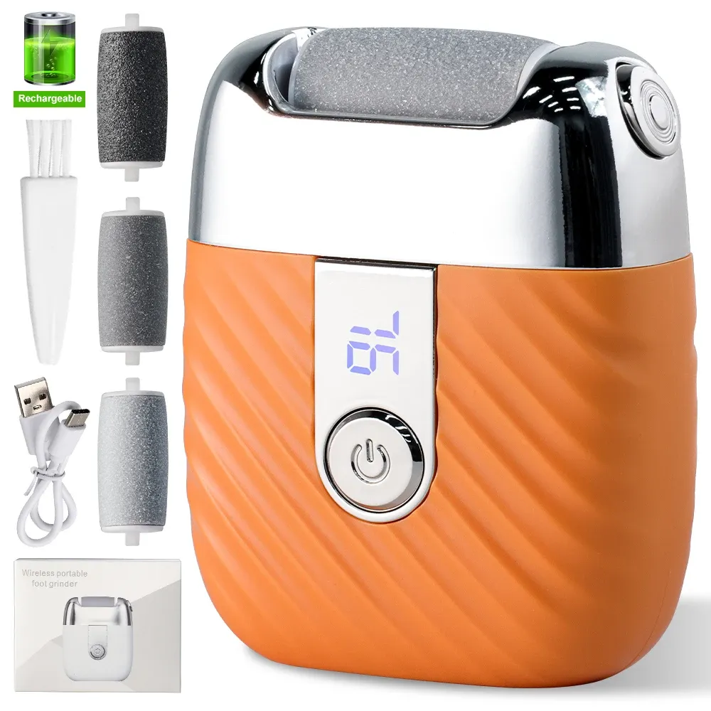 Ponceuse électrique rechargeable pour pieds, élimination des peaux mortes et des callosités 9