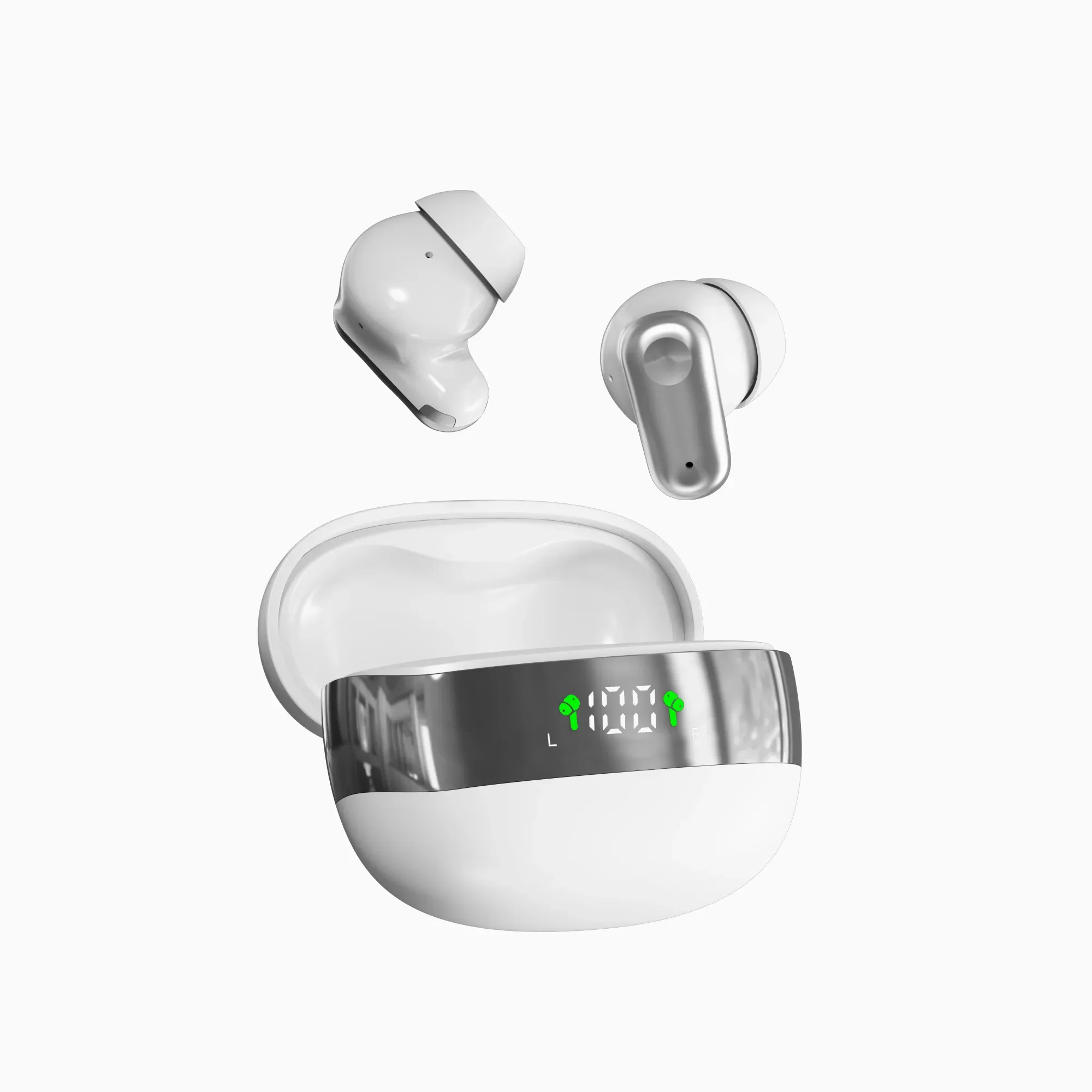 Casque stéréo sans fil MINI550 haute fidélité, annulation de bruit, écran LED 8