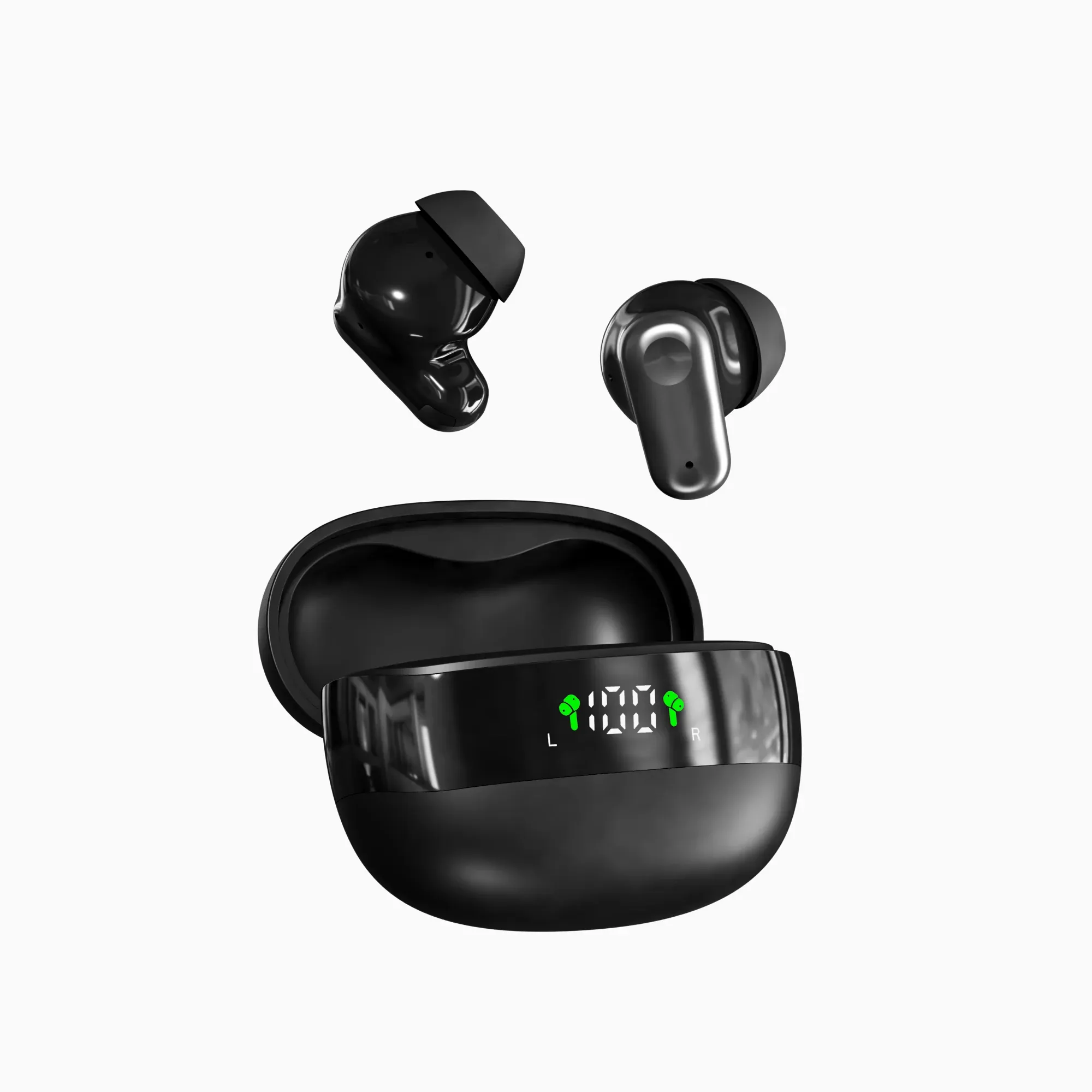 Casque stéréo sans fil MINI550 haute fidélité, annulation de bruit, écran LED 9