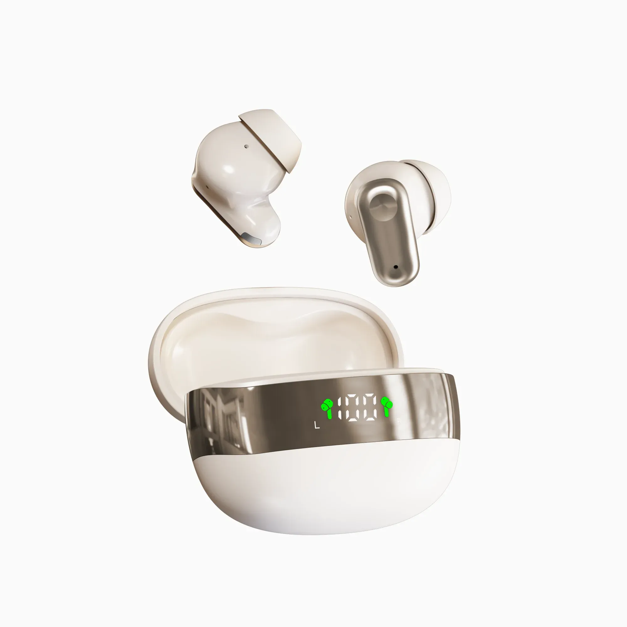 Casque stéréo sans fil MINI550 haute fidélité, annulation de bruit, écran LED 7
