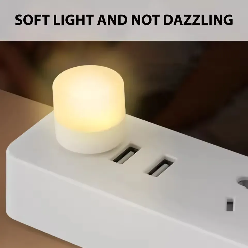 Lampe de table LED rechargeable avec port USB, lumière blanche chaude 3