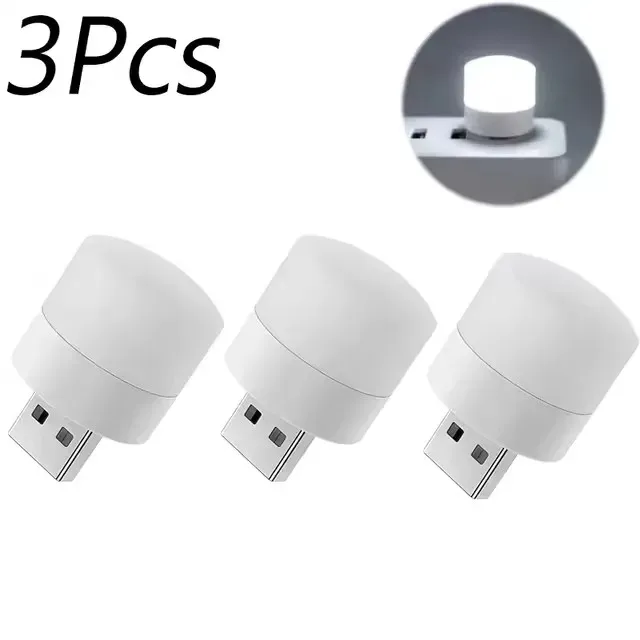 Lampe de table LED rechargeable avec port USB, lumière blanche chaude 9