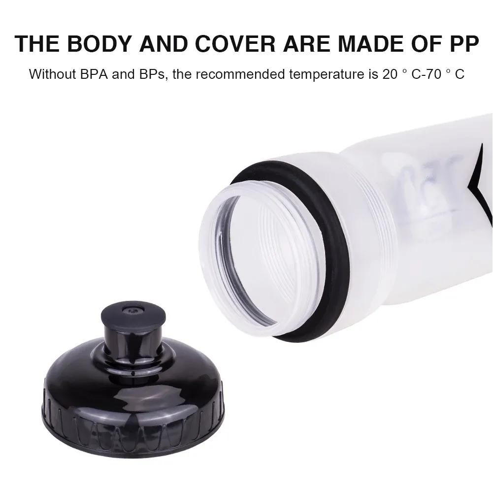 Gourde de vélo Portable 750 ml, utilisation en mouvement