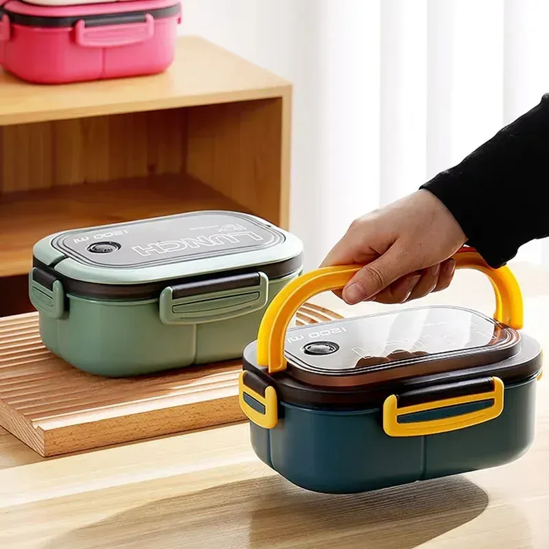 Ce titre est déjà en français. Voici une version plus nette et professionnelle :

Boîte à repas double couche avec fourchette et cuillère, boîte bento à fruits pour un transport facile, boîte à déjeuner sûre au micro-ondes et pratique 4