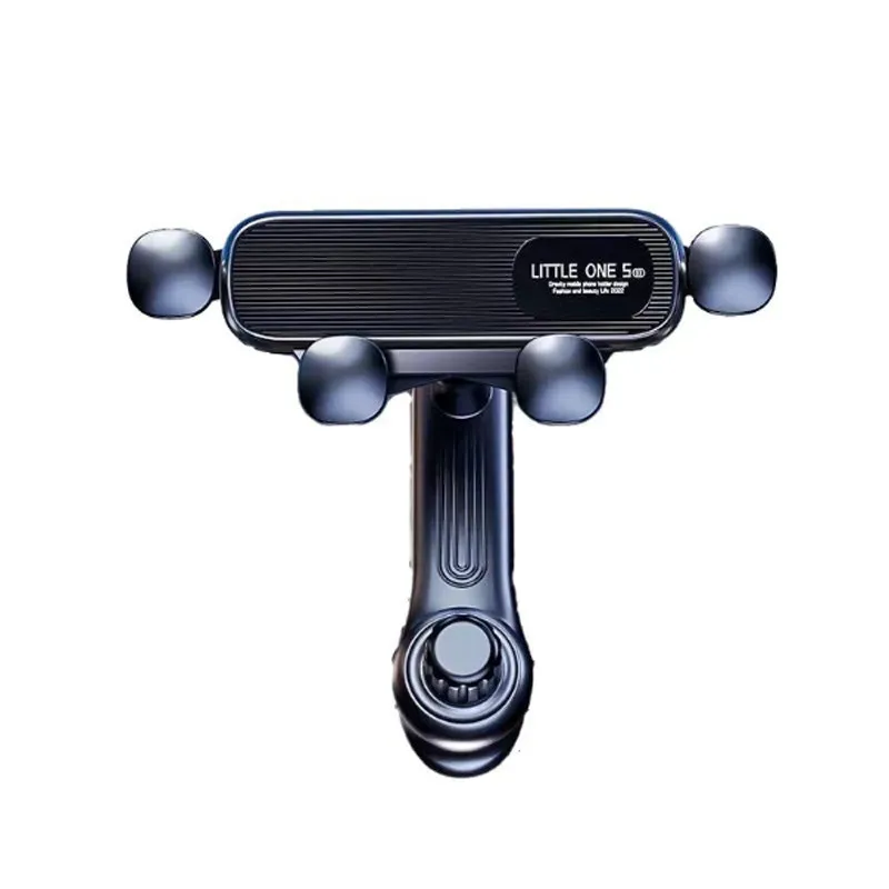 Support de téléphone de voiture à gravité universel pour smartphone de 4,7 à 7 pouces, fixation sur grille d'aération, antichoc, compatible GPS 7