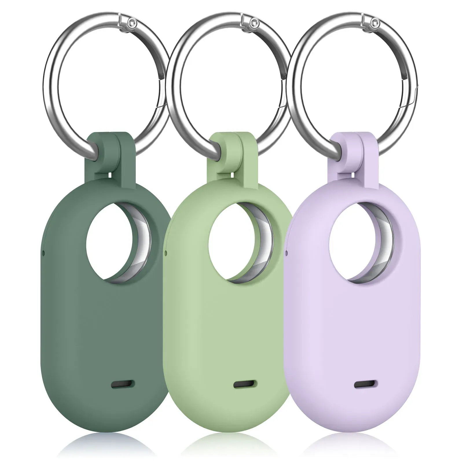 Étui de protection anti-rayures avec porte-clés pour Samsung Galaxy SmartTag 2 1