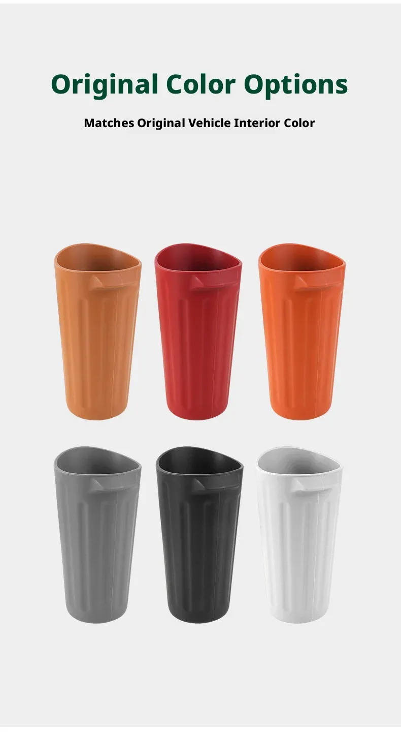 Poubelle de voiture SEAMETAL, finition et souplesse du silicone
