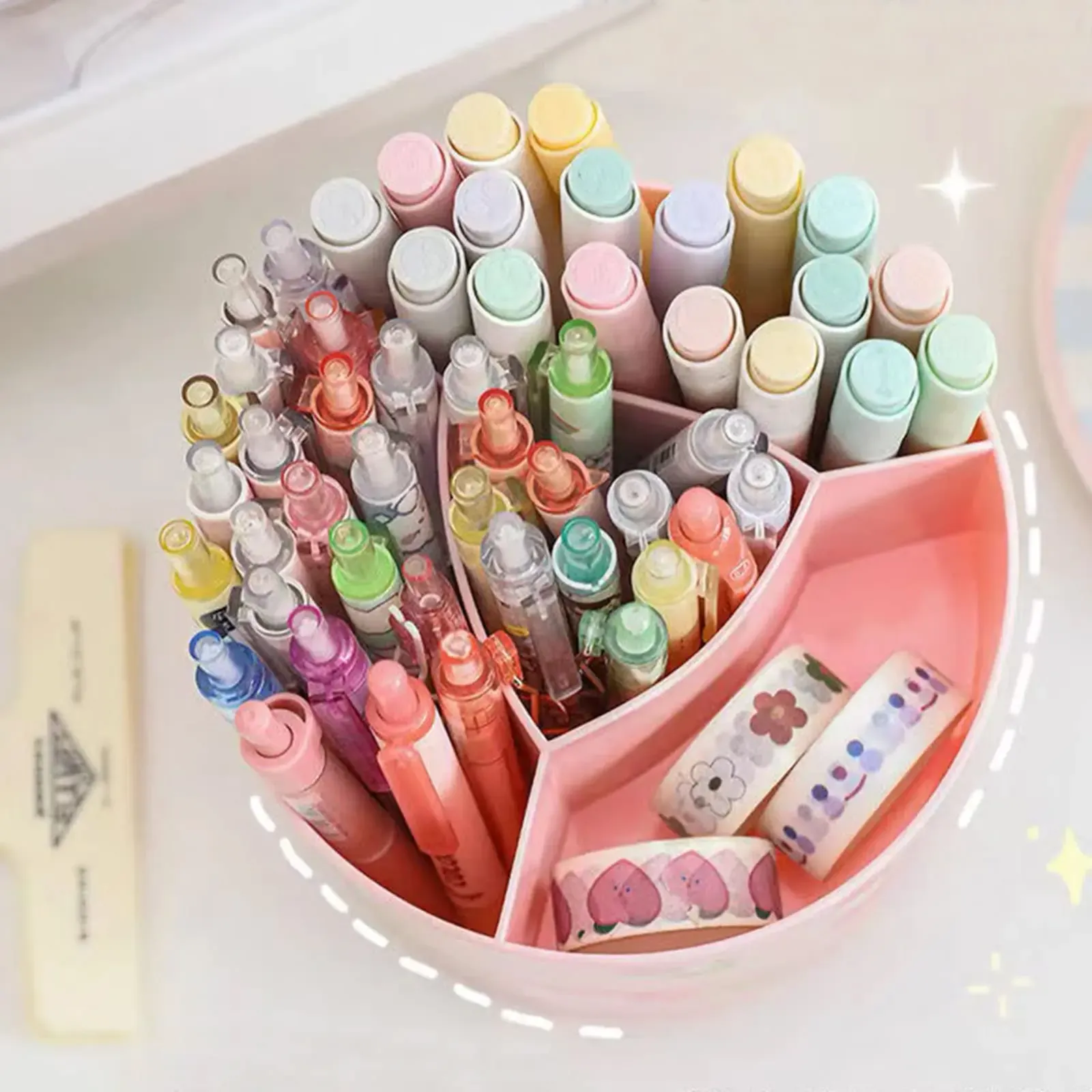 Accessoire de bureau Kawaii, détail des finitions