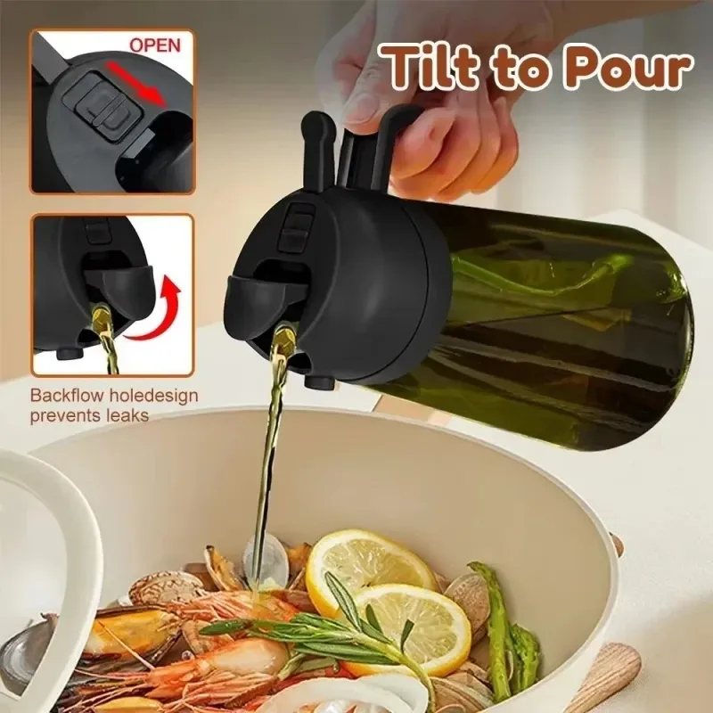 Détail du distributeur d'huile anti-lumière