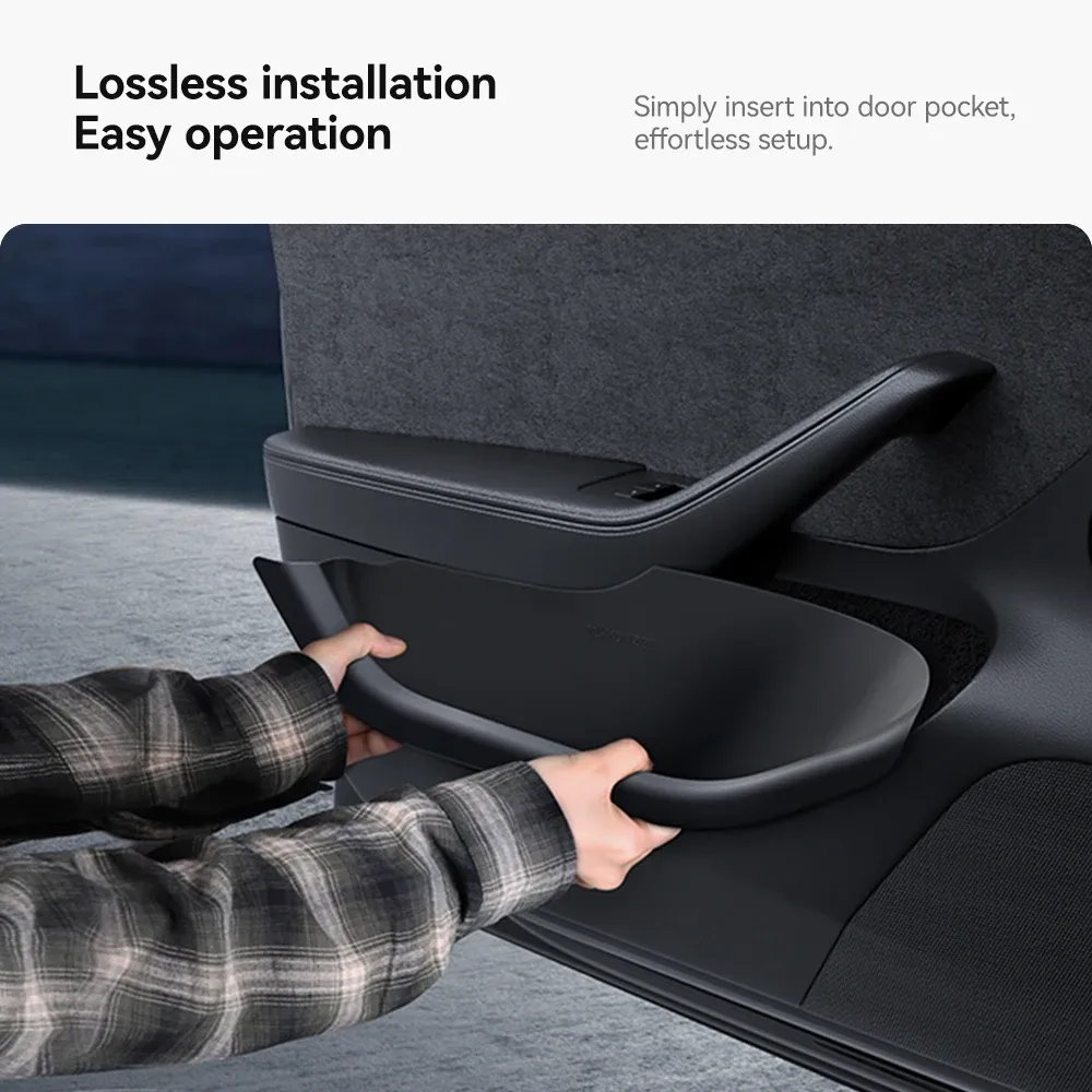 Boîte de rangement latérale pour portière Tesla Model Y et Model 3 Juniper Highland 6