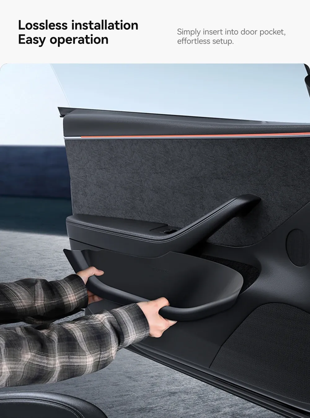 Accessoire de rangement pour Tesla