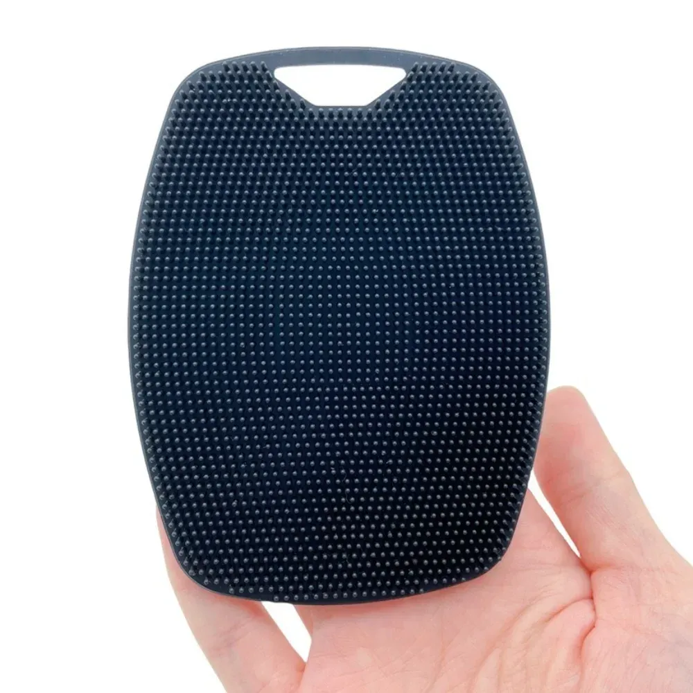 Lot de 2, 3 ou 4 brosses de douche en silicone à long manche pour le dos, massage du cuir chevelu et exfoliation douce 10