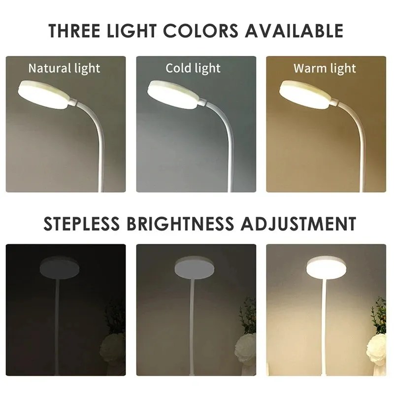 Lampe de bureau LED portable au design épuré