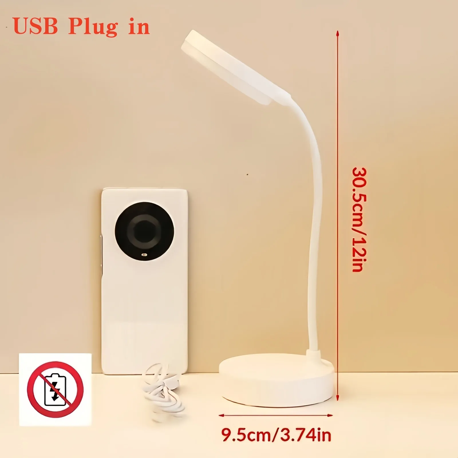 Lampe de bureau LED vue de détail