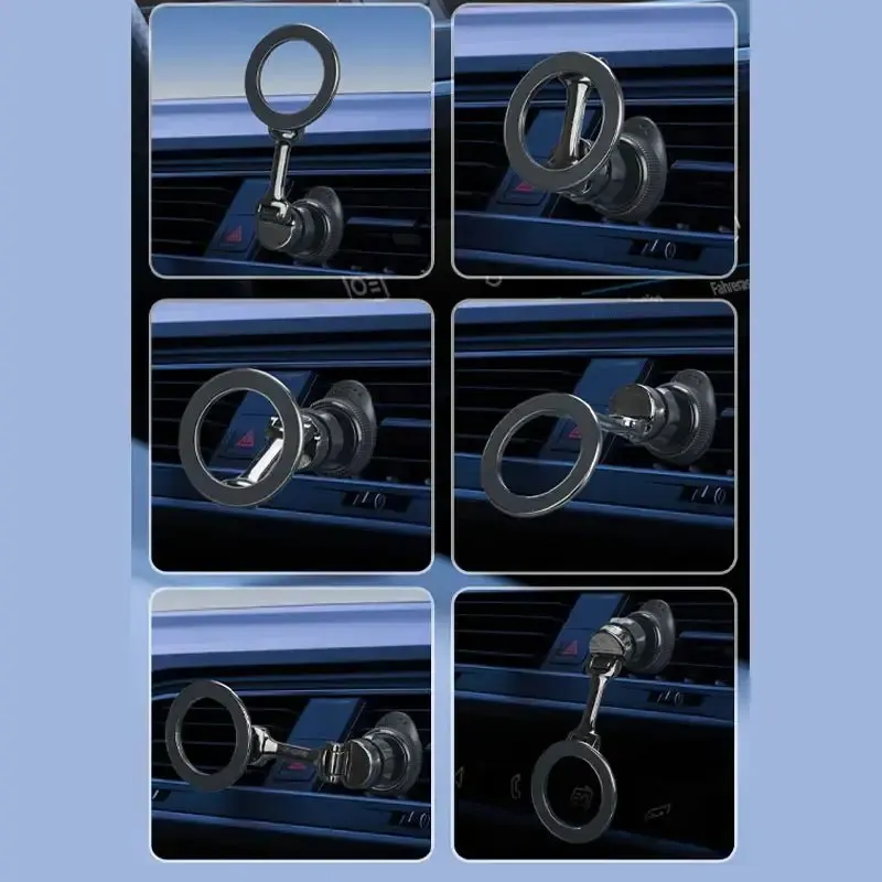 Tige d'extension pliable universelle pour support magnétique de téléphone de voiture, embase à rotule 17 mm 5