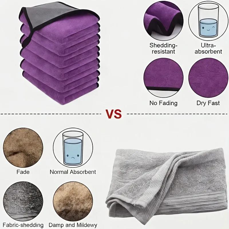 Serviette microfibre pour detailing automobile
