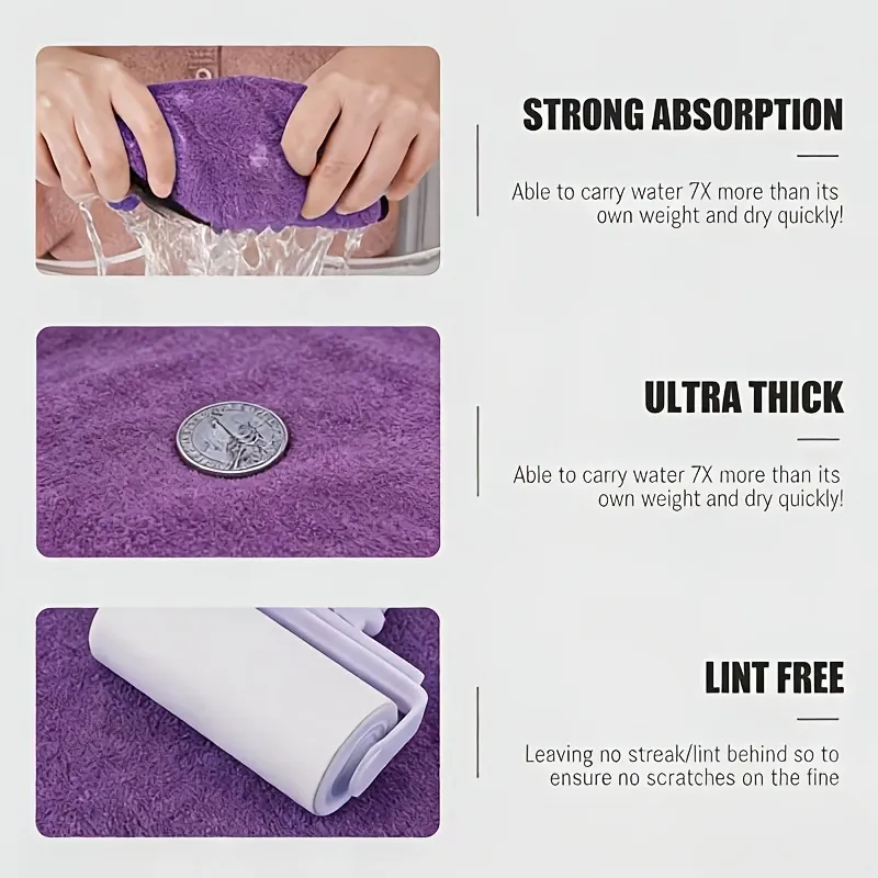 Détail de la texture de la serviette microfibre