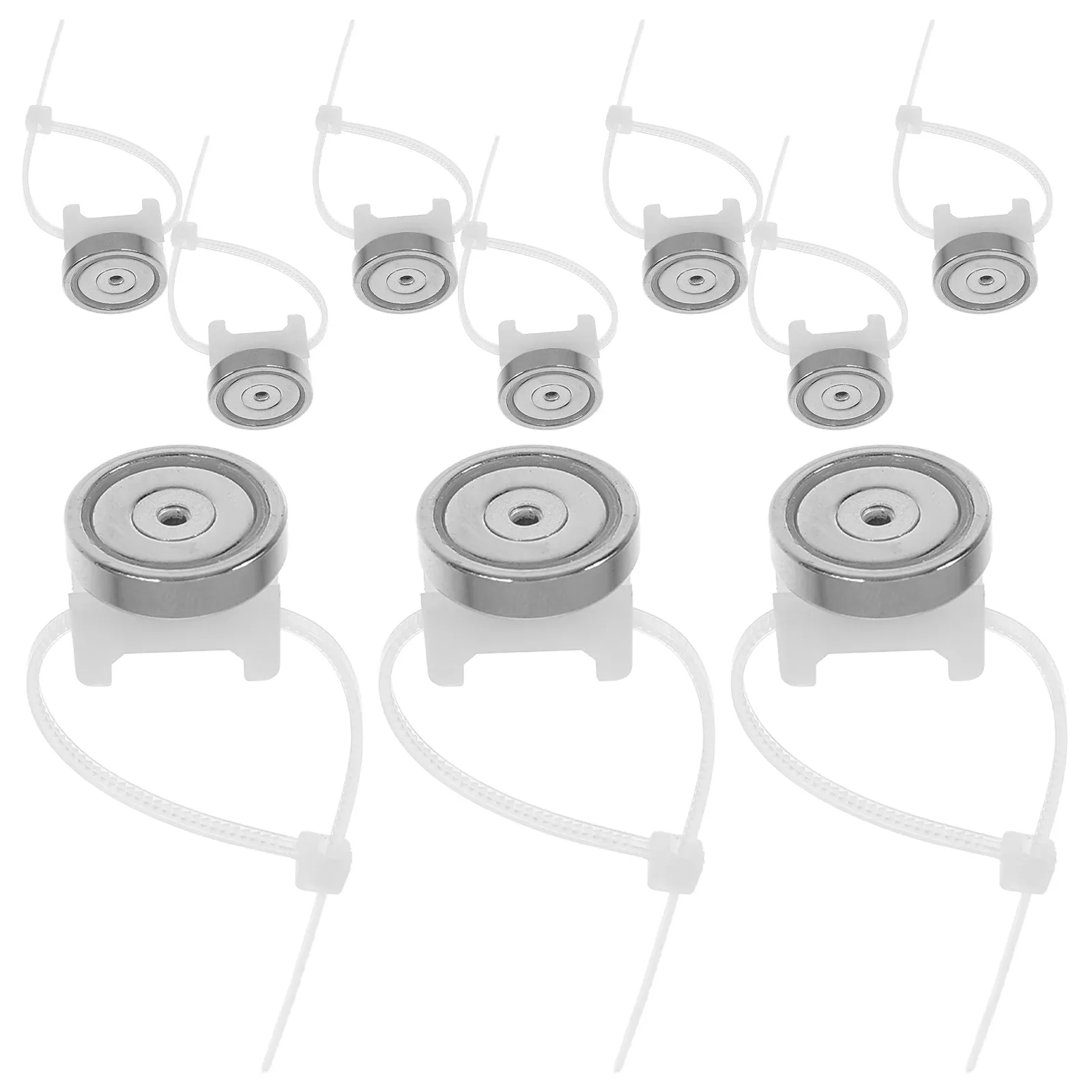 Clips magnétiques pour câbles (lot de 10) avec base de montage, organiseur et fixateur de câbles électriques stable 4
