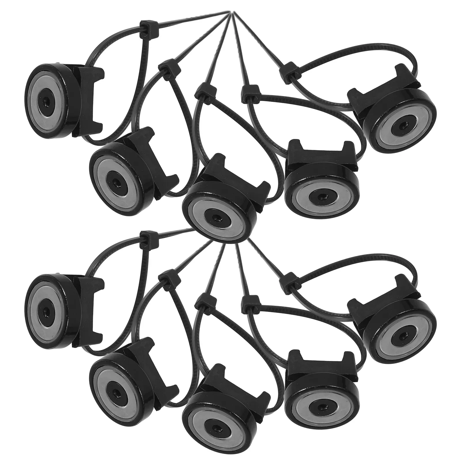 Clips magnétiques pour câbles (lot de 10) avec base de montage, organiseur et fixateur de câbles électriques stable 6