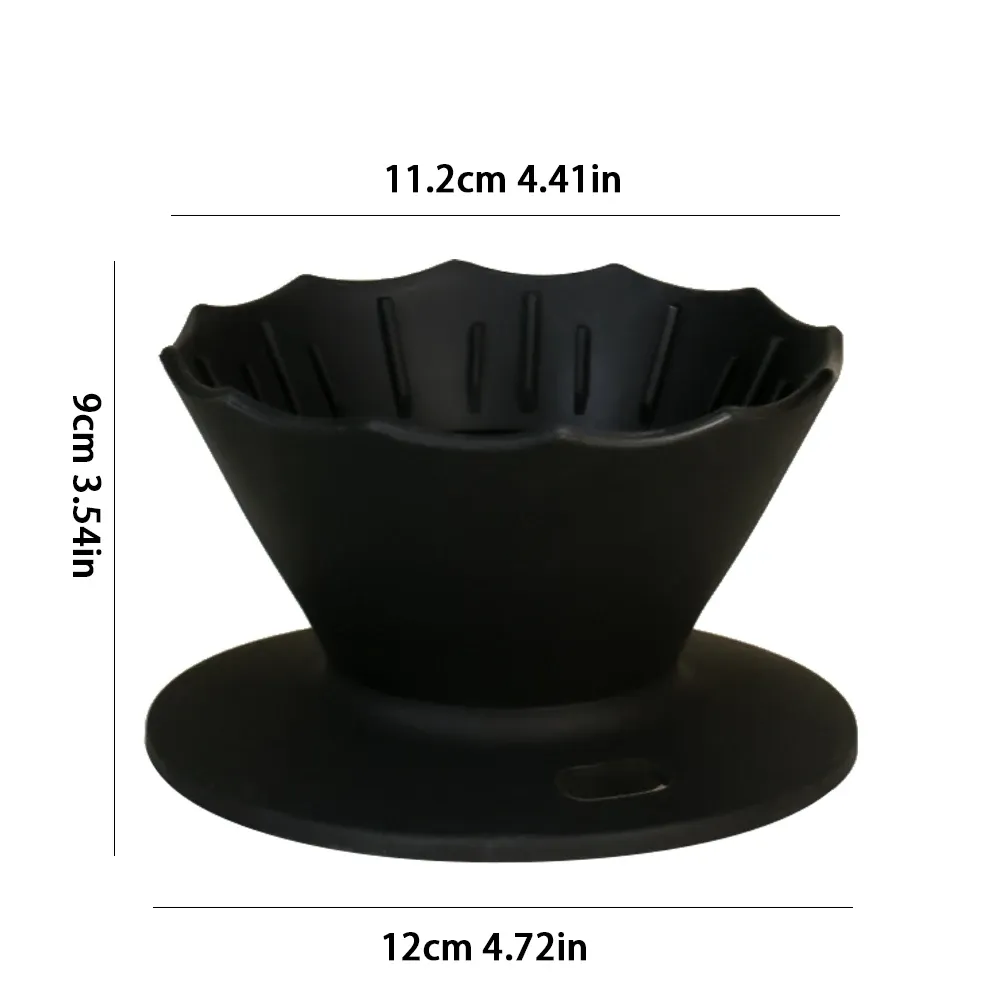 Filtre à café pliable en silicone, réutilisable et portable 6