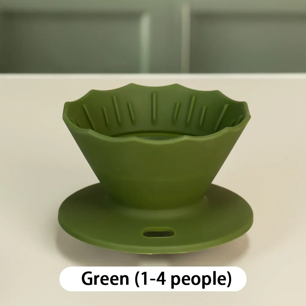 Filtre à café pliable en silicone, réutilisable et portable 7