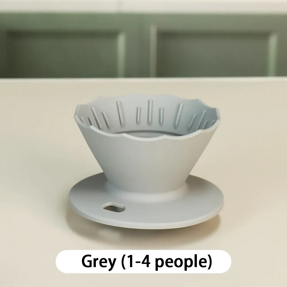 Filtre à café pliable en silicone, réutilisable et portable 9