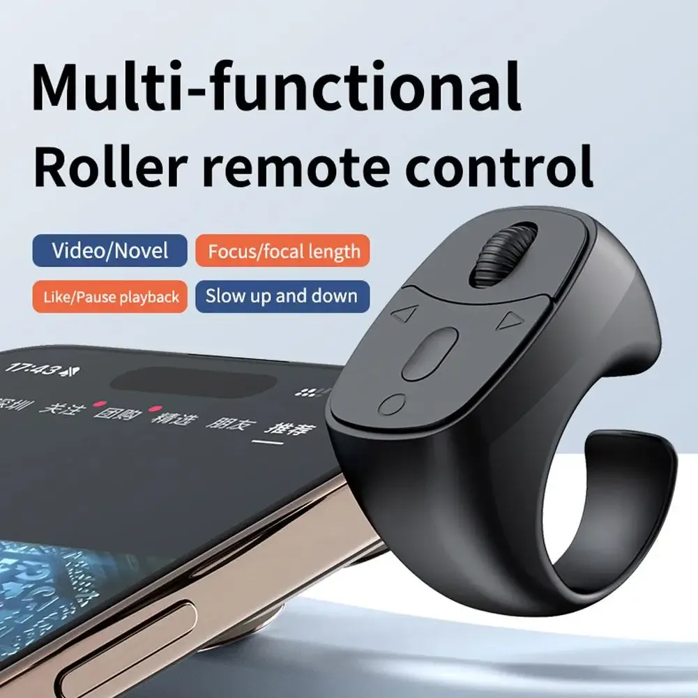 Mini télécommande Bluetooth en situation d'utilisation