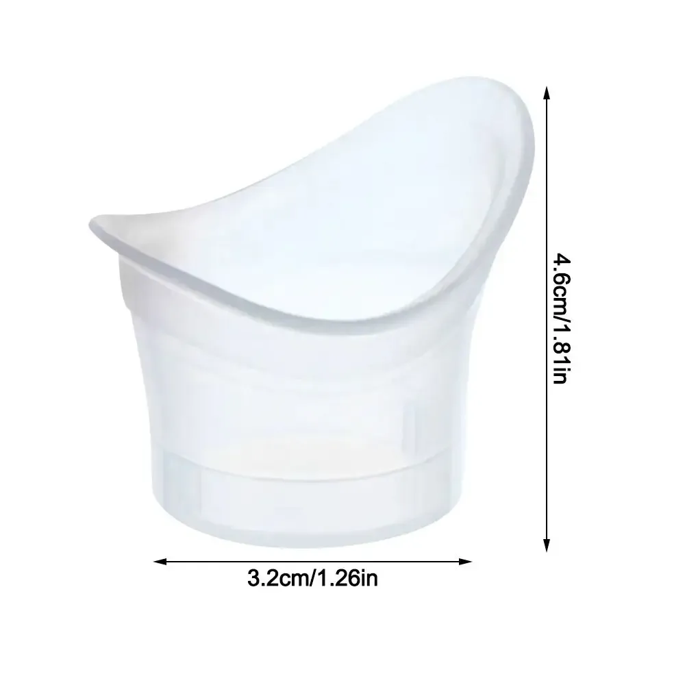 Tasse de lavage des yeux en silicone réutilisable, récipient doux à ajustement précis, 10 ml 6