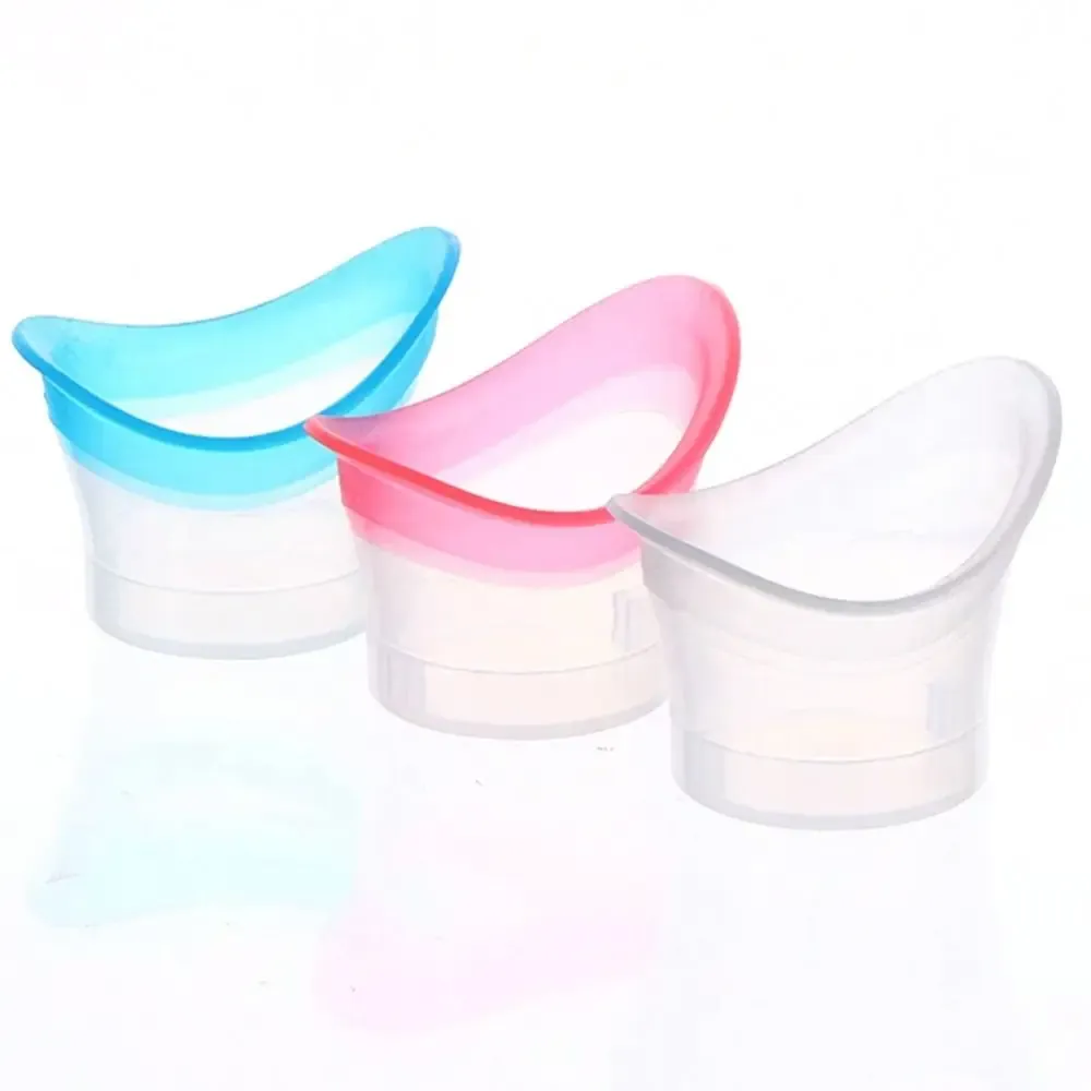 Godet de lavage des yeux en silicone, ambiance salle de bain