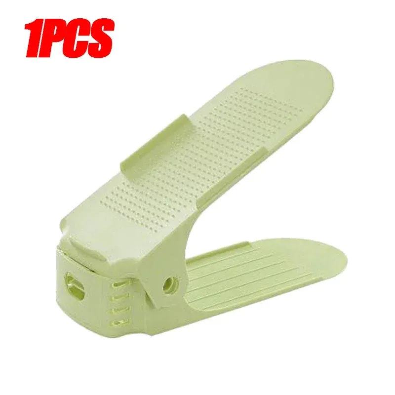 Range-chaussures empilable réglable à double niveau pour placard, gain de place (lot de 1 ou 12 pièces) 8