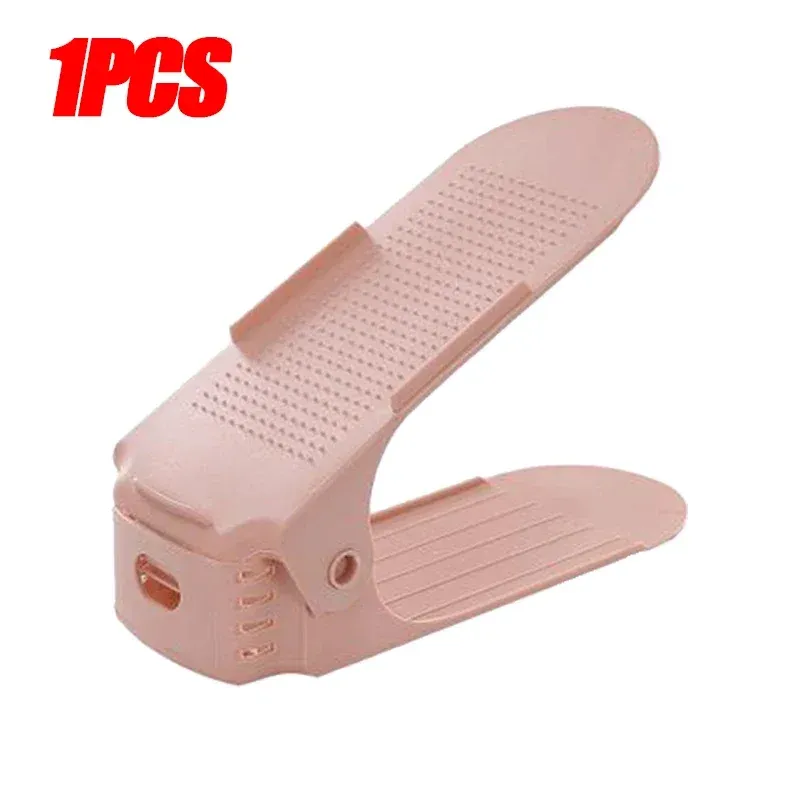 Range-chaussures empilable réglable à double niveau pour placard, gain de place (lot de 1 ou 12 pièces) 9