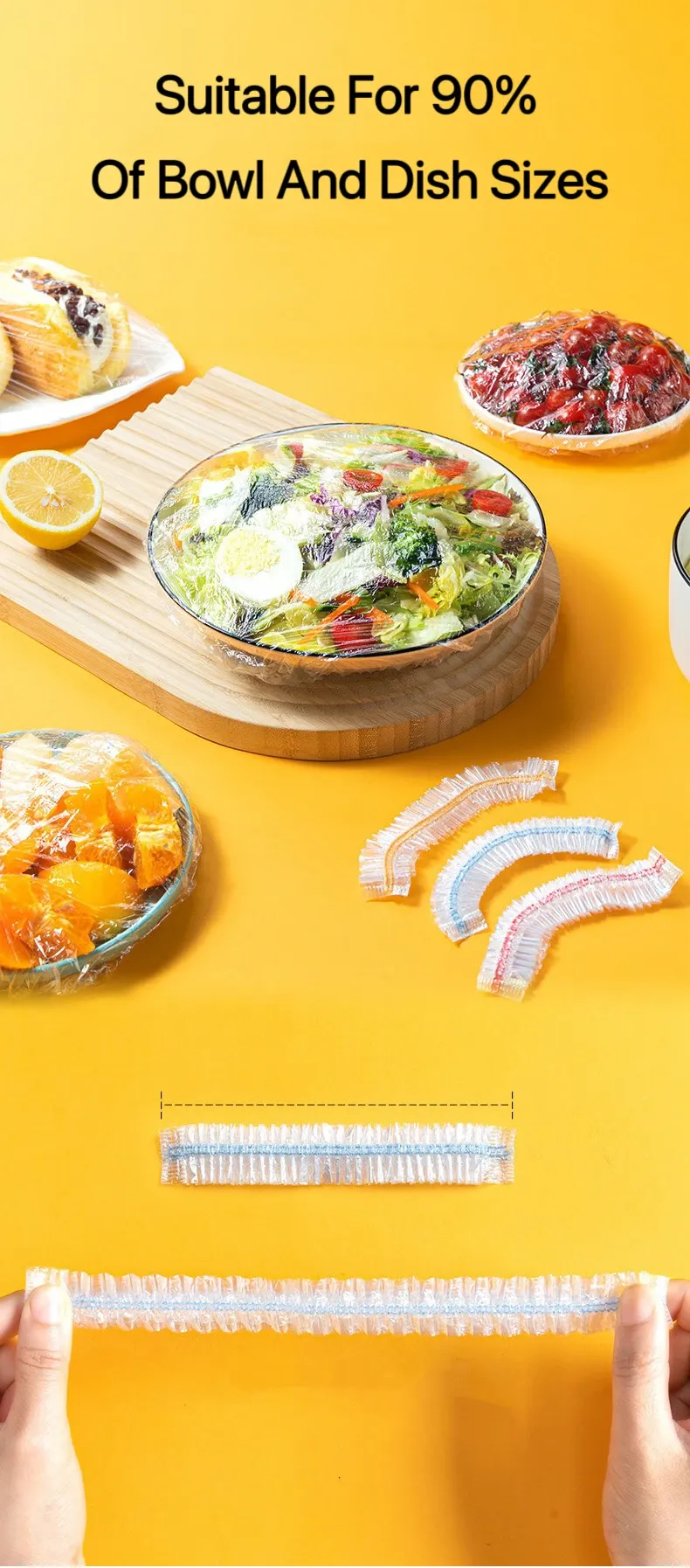 Couvre-aliment réutilisable sur un plat