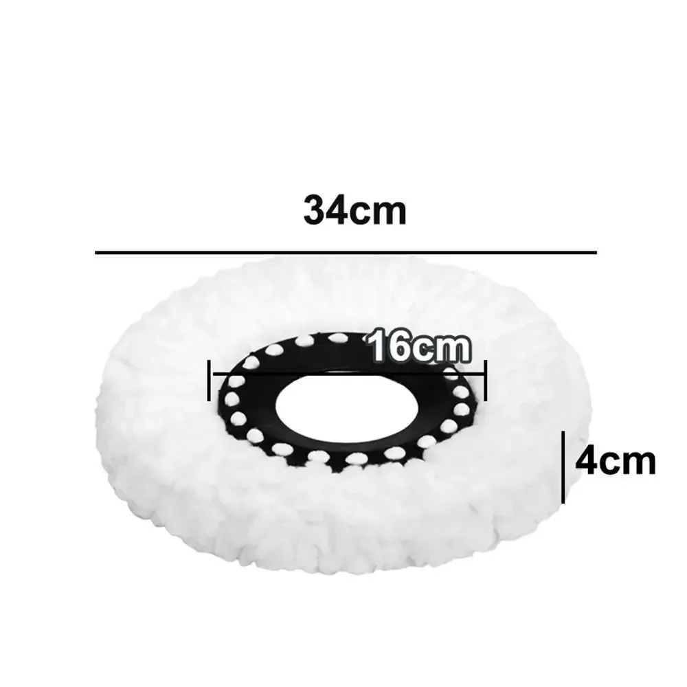 Tête de rechange en microfibre pour balai rotatif, vue générale