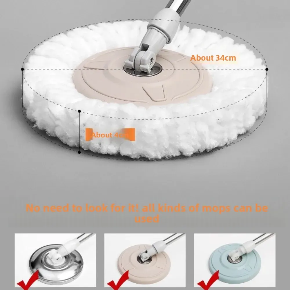 Tête de rechange en microfibre, détail des fibres