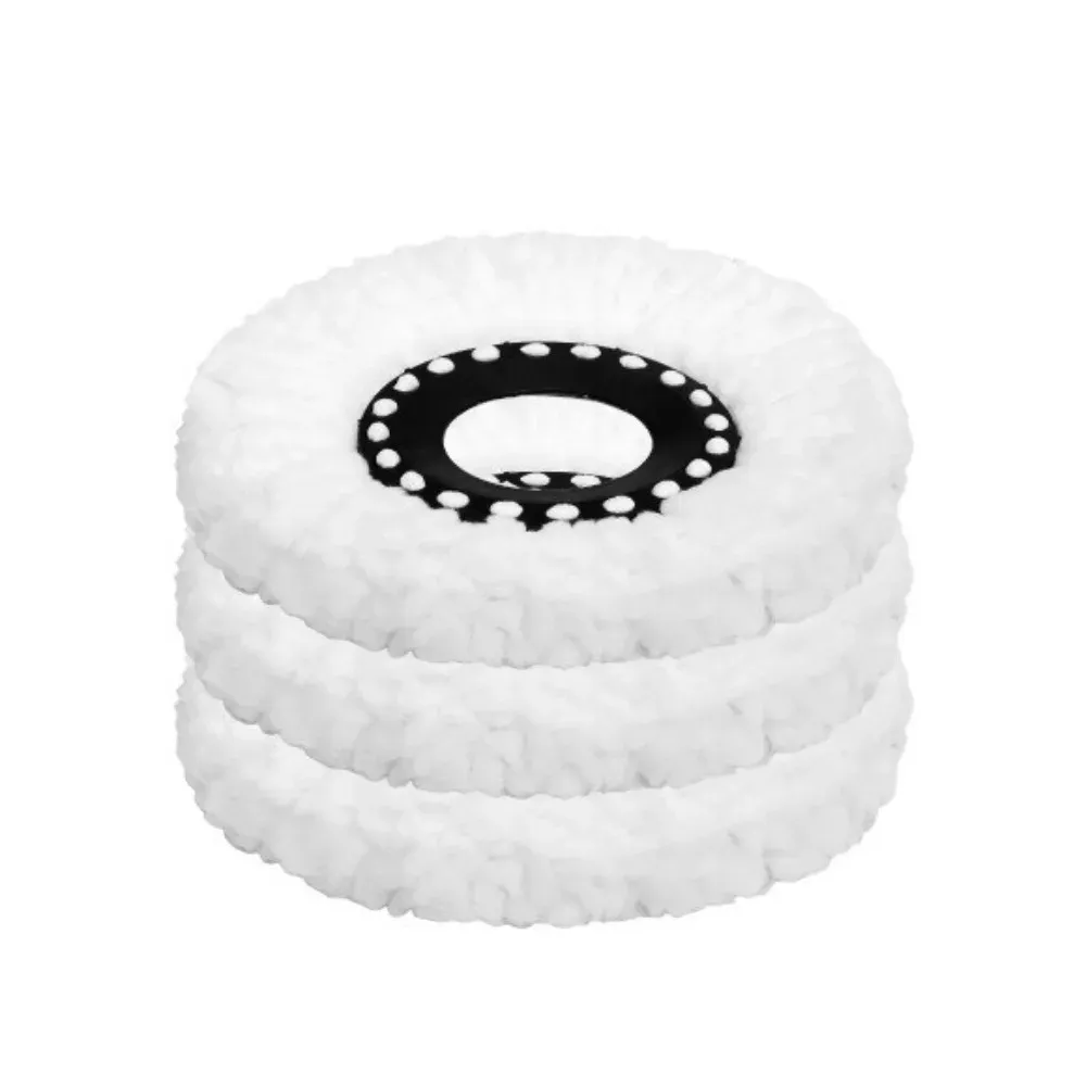 Nettoyage de sol avec tête de balai rotatif en microfibre