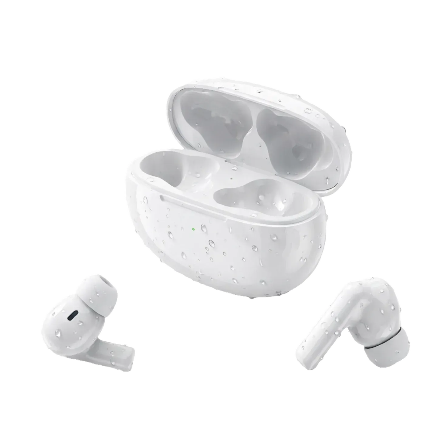 Casque sans fil Bluetooth TWS avec microphone stéréo, écouteurs intra-auriculaires de sport à commande tactile et longue autonomie 5