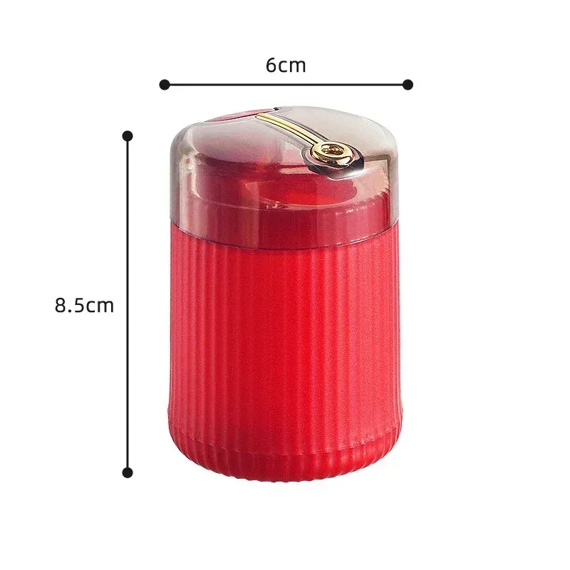 Distributeur de cure-dents pop-up portable en plastique, boîte de rangement créative 7