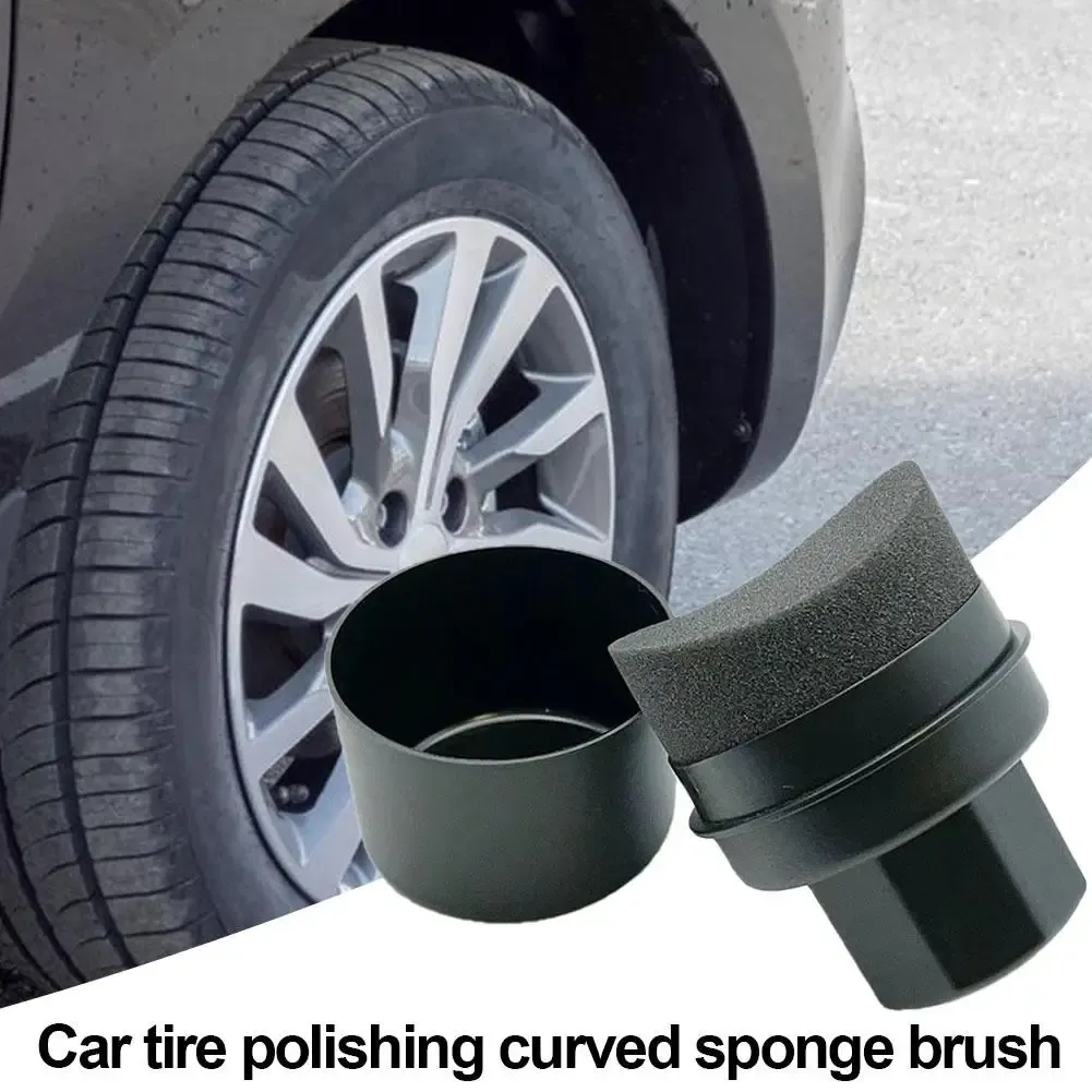 Applicateur de cire pour pneus, poignée ergonomique