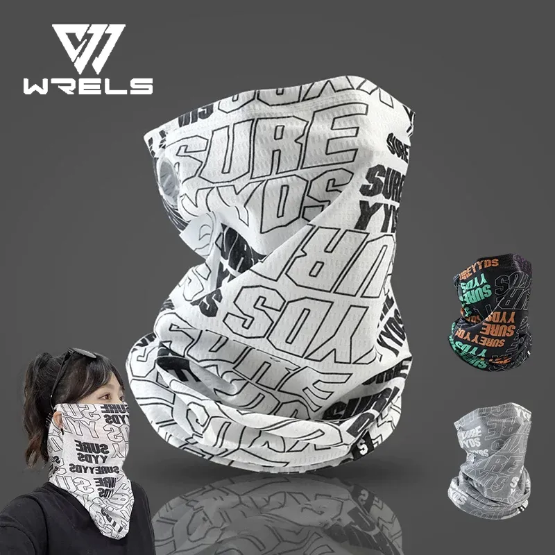 Masque facial anti-UV en soie glacée, style hip-hop, respirant, idéal pour la randonnée et le cyclisme - Image 1