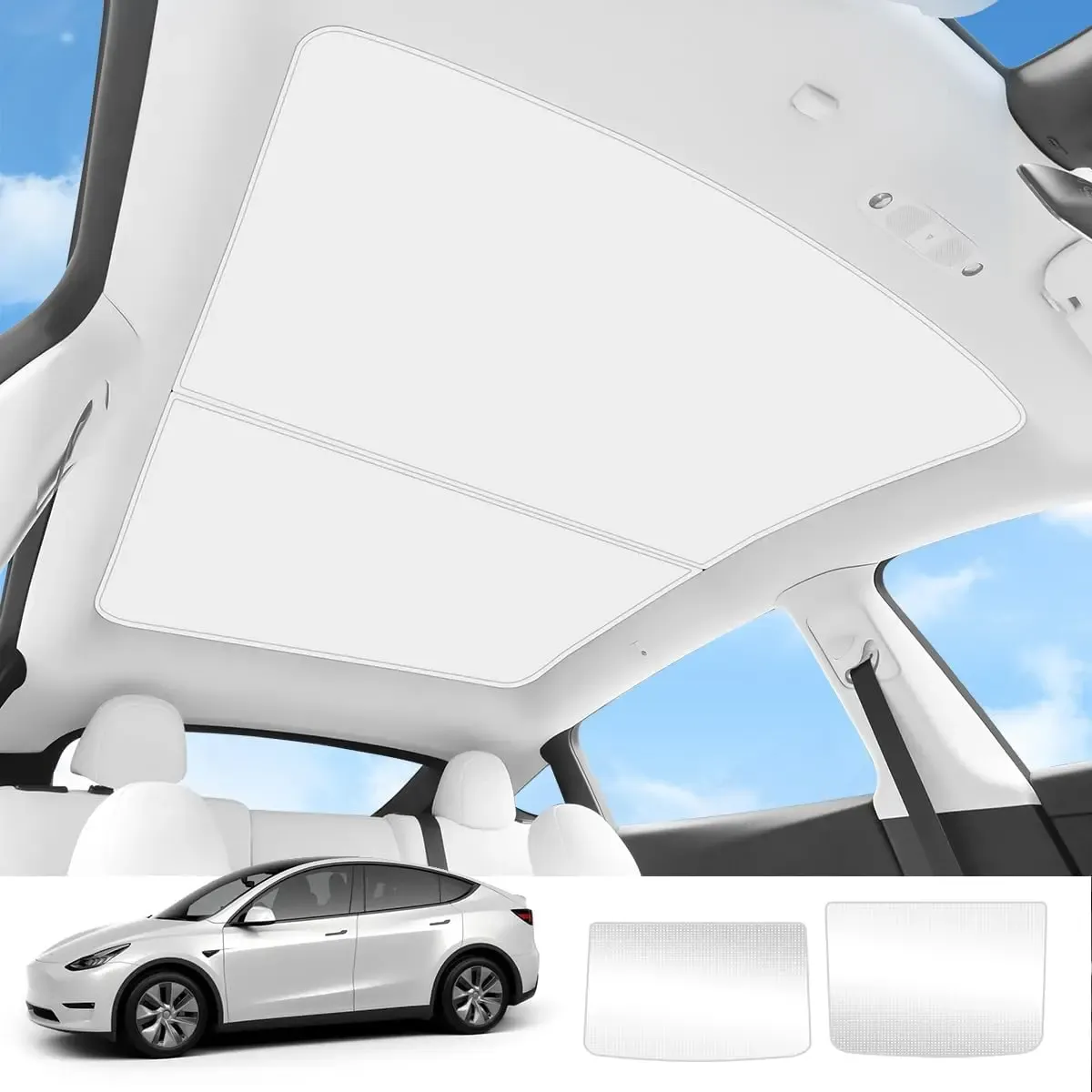 Pare-soleil avant, arrière et latéral pour Tesla Model Y Juniper 2025-2026 5