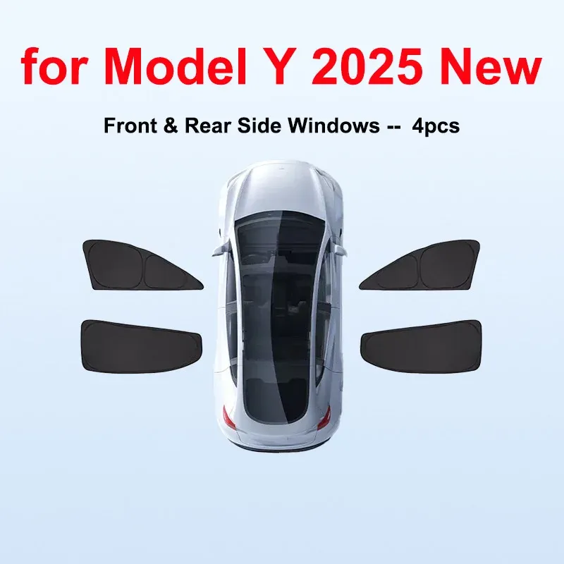 Pare-soleil avant, arrière et latéral pour Tesla Model Y Juniper 2025-2026 9