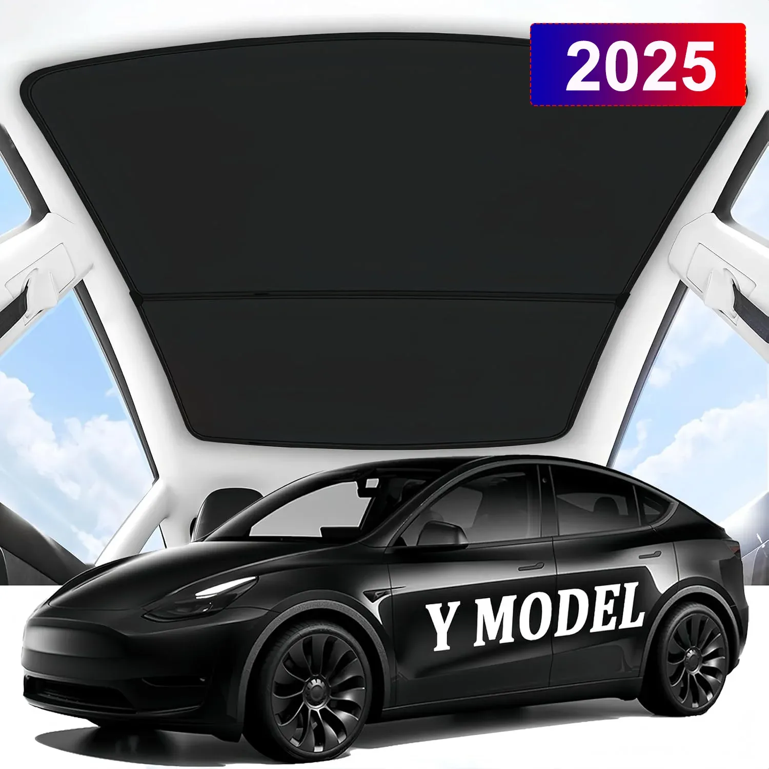 Pare-soleil avant, arrière et latéral pour Tesla Model Y Juniper 2025-2026 14