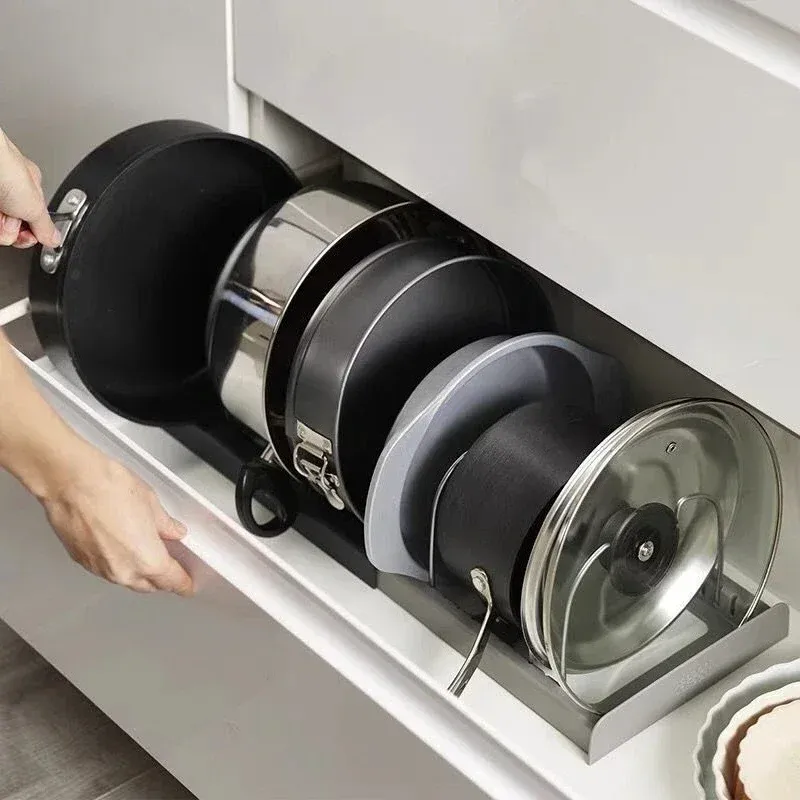 Rangement de casseroles et couvercles
