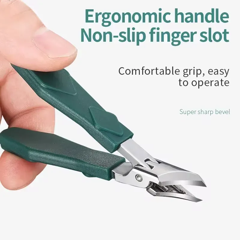 Coupe-ongles pour ongles incarnés ou épais, coupe-ongles professionnel pour podologue avec lame en acier inoxydable ultra-résistante 2